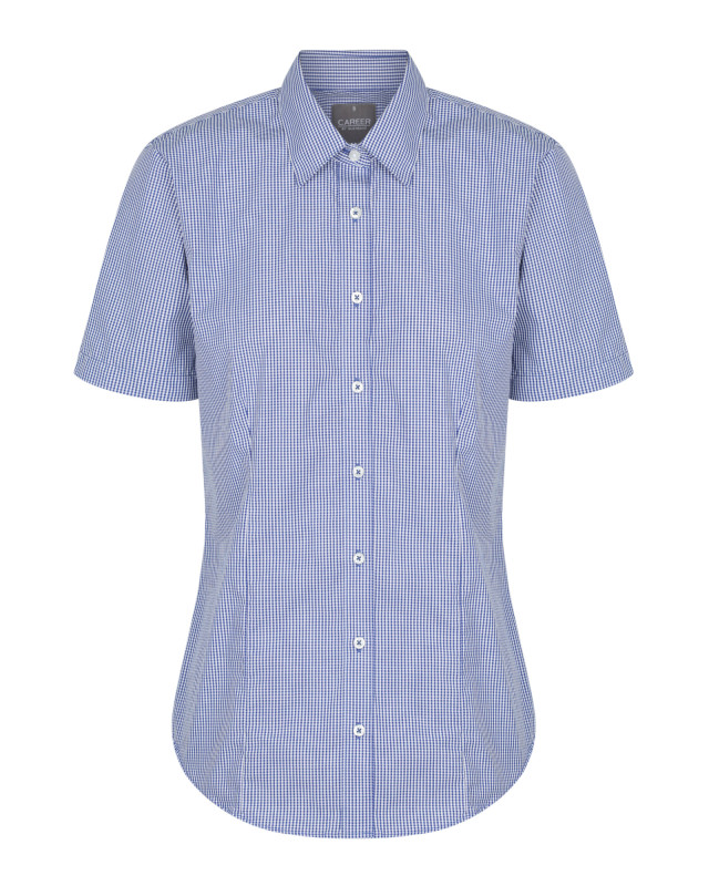Women’s Westgarth Gingham Short Sleeve Shirt Navy