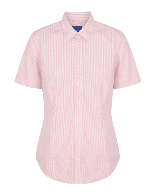 Women’s Westgarth Gingham Short Sleeve Shirt Pink