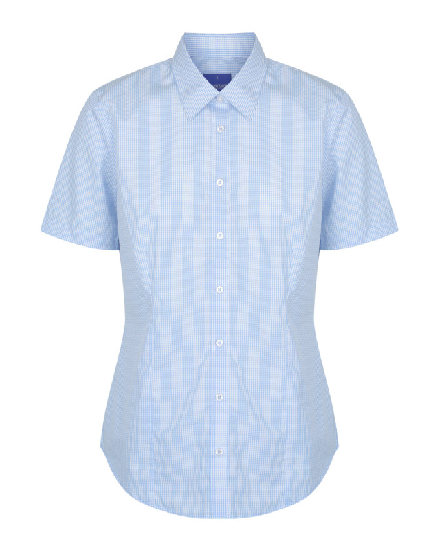 Women’s Westgarth Gingham Short Sleeve Shirt Sky