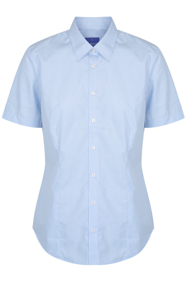 Women’s Westgarth Gingham Short Sleeve Shirt Sky
