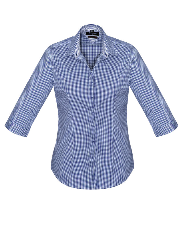 Womens Newport 3/4 Sleeve Shirt French Navy