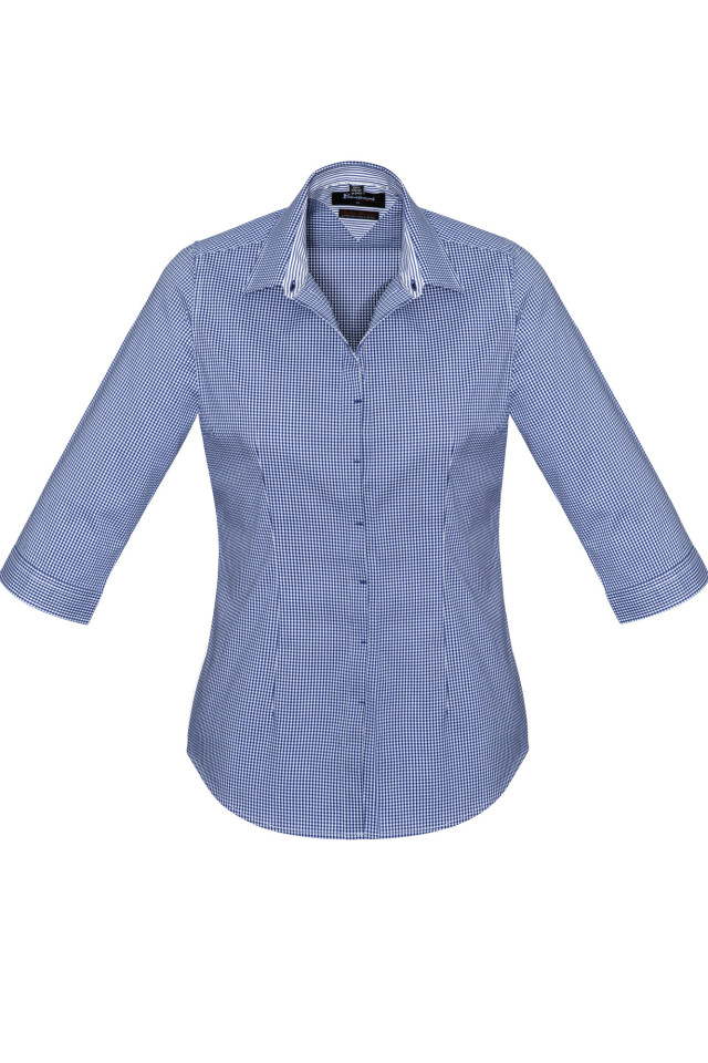 Womens Newport 3/4 Sleeve Shirt French Navy