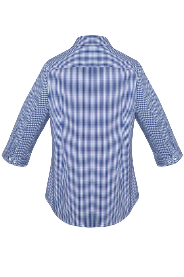 Womens Newport 3/4 Sleeve Shirt French Navy - Image 3