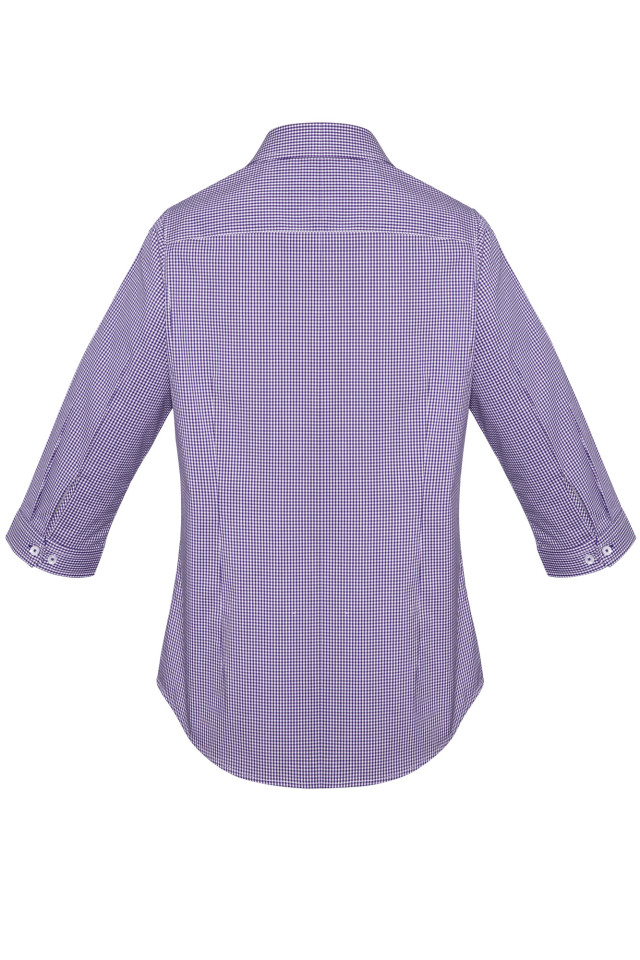 Womens Newport 3/4 Sleeve Shirt Purple Reign - Image 3
