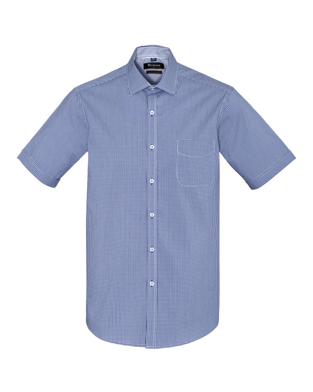 Mens Newport Short Sleeve Shirt French Navy
