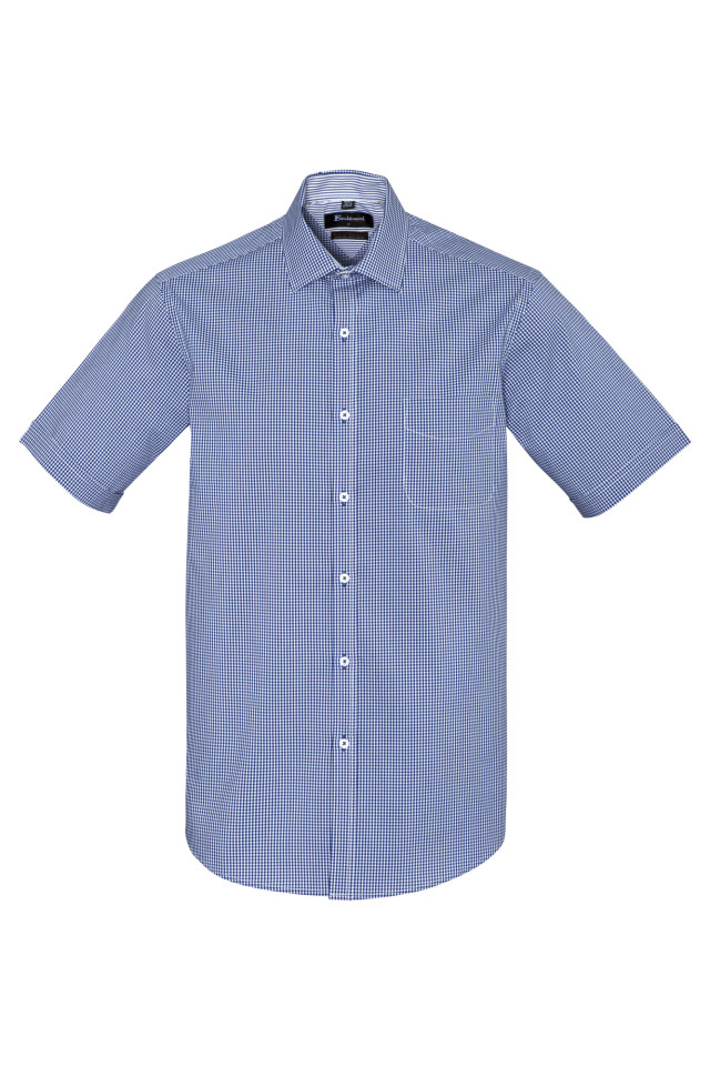 Mens Newport Short Sleeve Shirt French Navy
