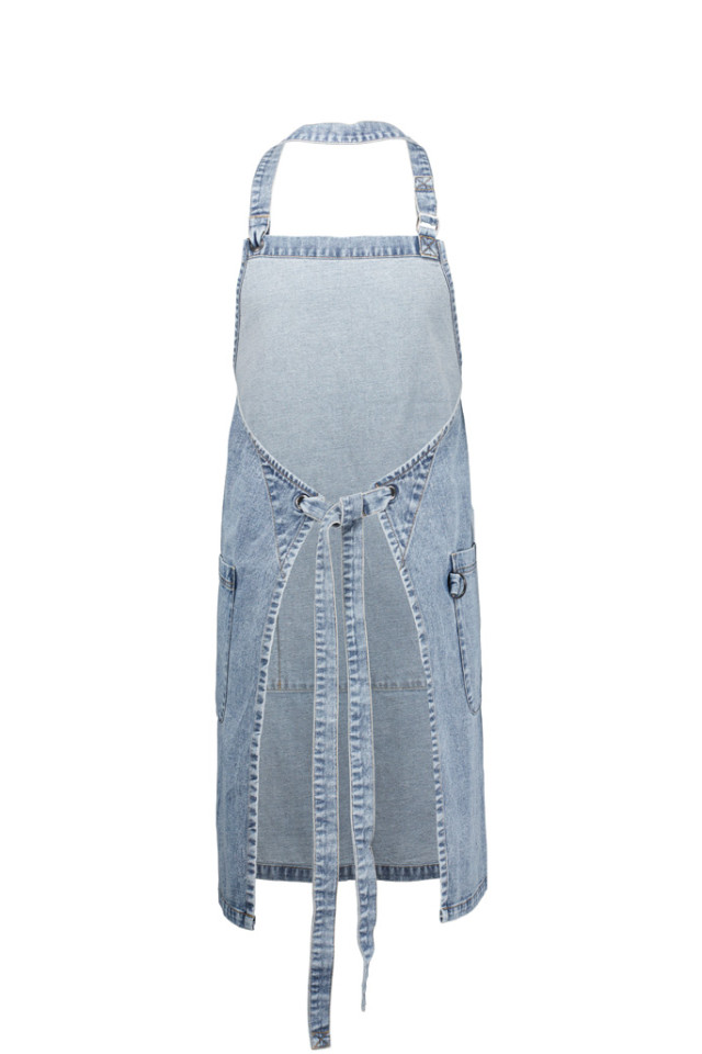 Unisex Clout Apron Blue - Image 5