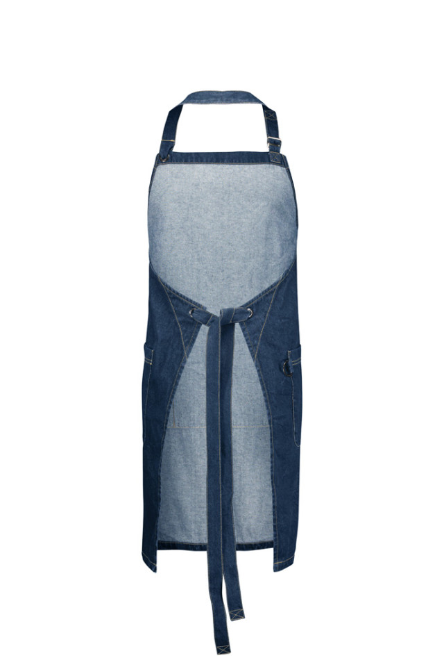 Unisex Clout Apron Dark Blue - Image 5