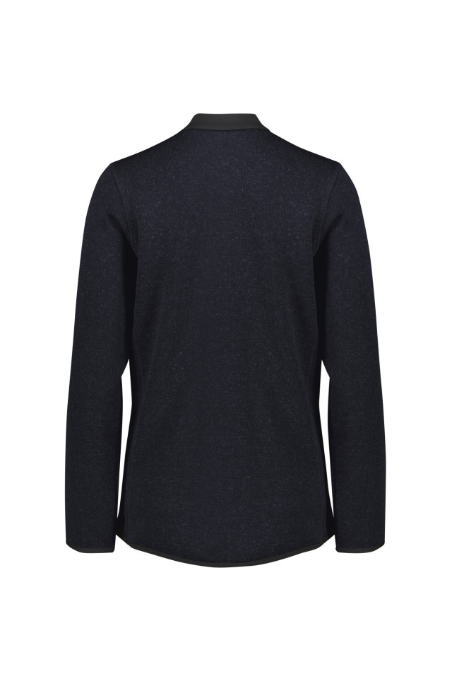 Womens Nova Zip Front Jumper Navy Marley - Image 4