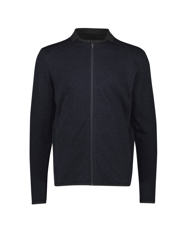 Mens Nova Zip Front Jumper Navy Marley