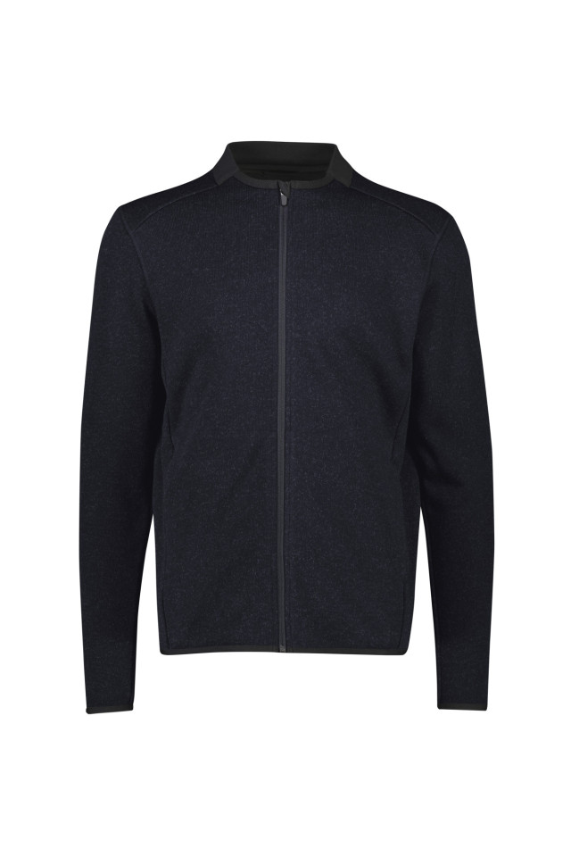Mens Nova Zip Front Jumper Navy Marley