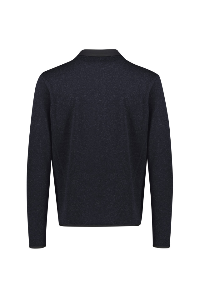 Mens Nova Zip Front Jumper Navy Marley - Image 3