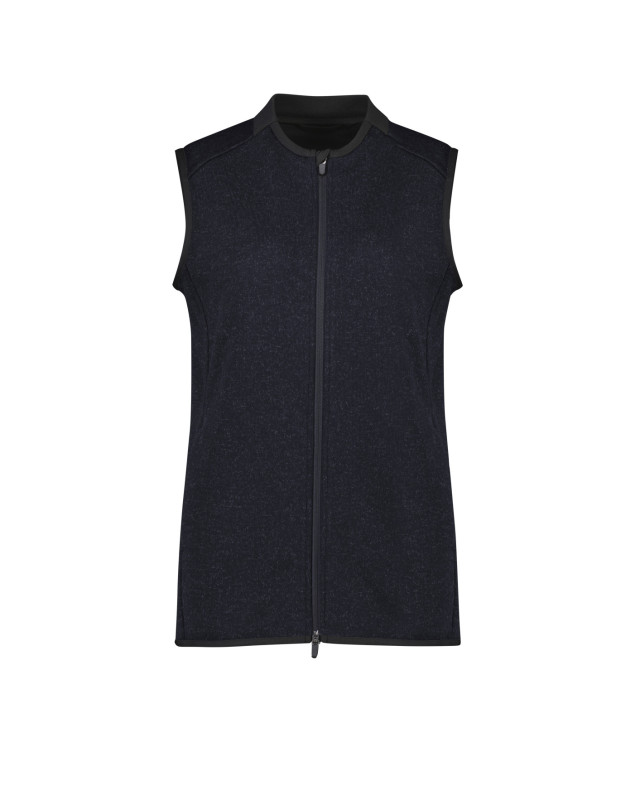 Womens Nova Zip Front Vest Navy Marley