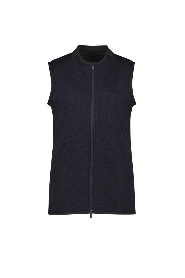 Womens Nova Zip Front Vest Navy Marley