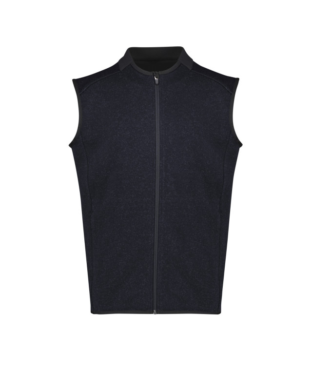 Mens Nova Zip Front Vest Navy Marley