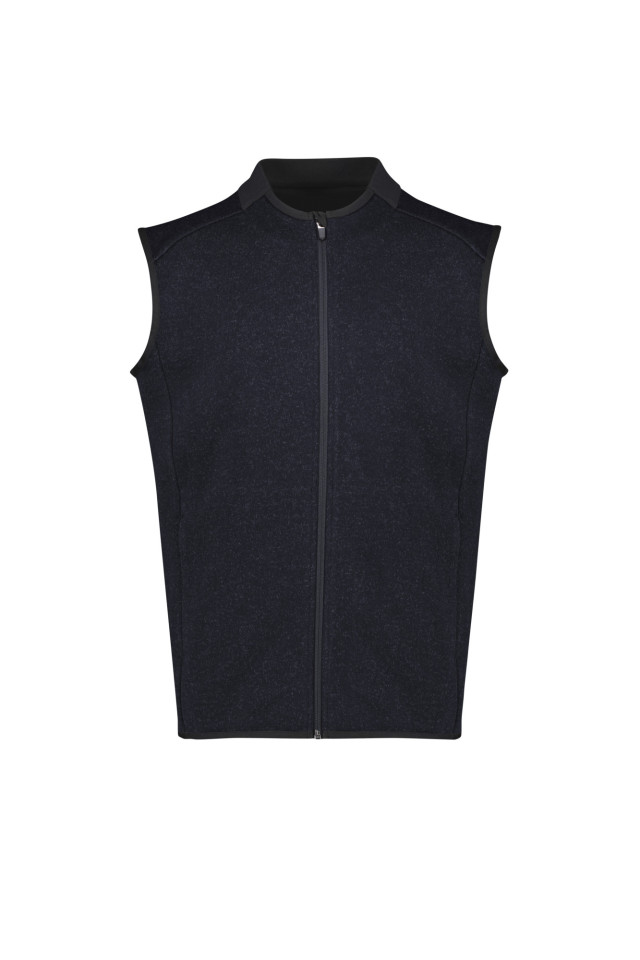 Mens Nova Zip Front Vest Navy Marley