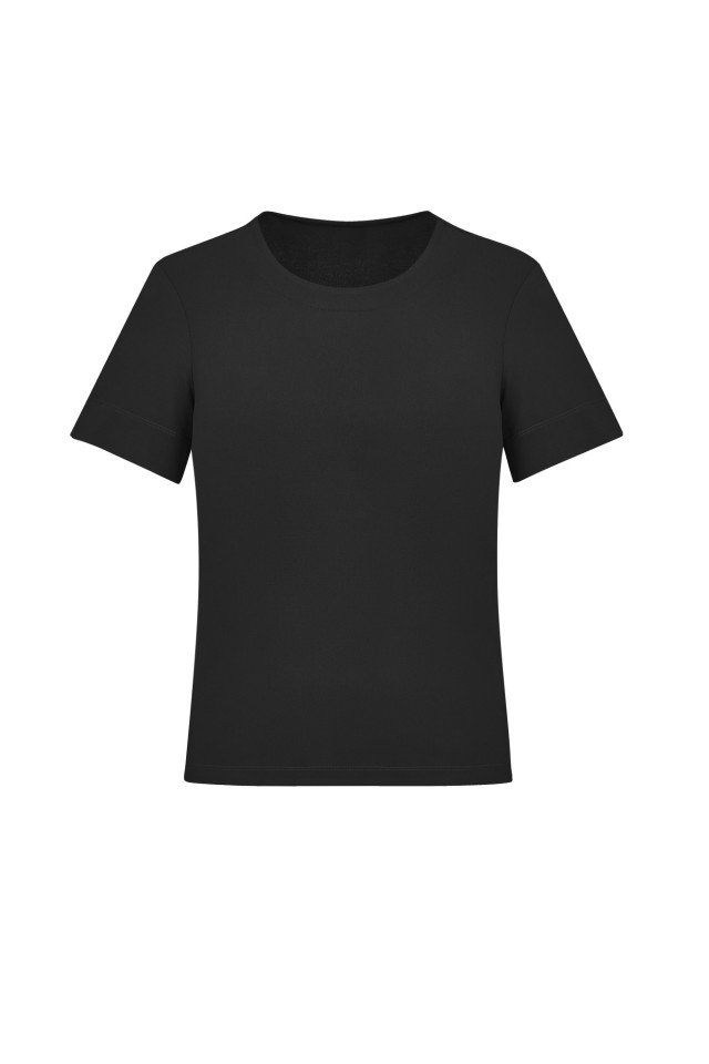 Womens Marley Short Sleeve Jersey Top Black