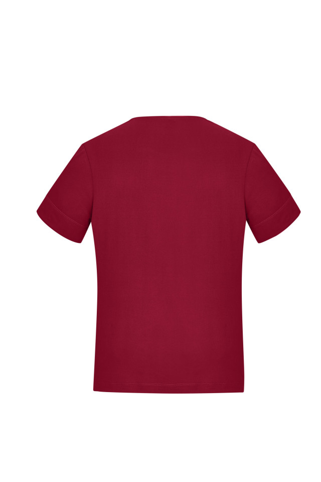 Womens Marley Short Sleeve Jersey Top Cherry - Image 3