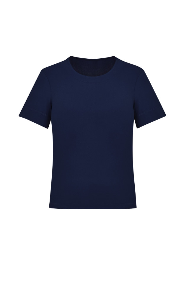 Womens Marley Short Sleeve Jersey Top Navy