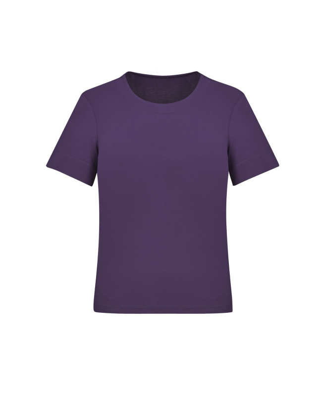Womens Marley Short Sleeve Jersey Top Purple