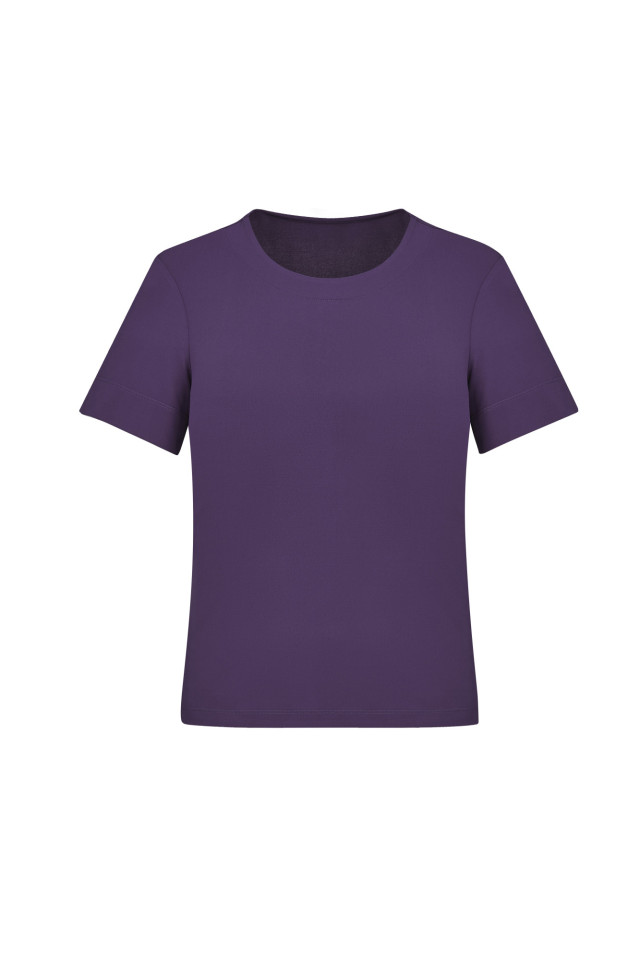 Womens Marley Short Sleeve Jersey Top Purple