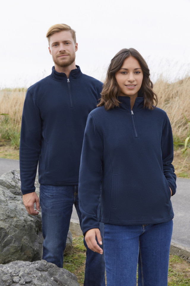 Womens Trinity Fleece Navy - Image 2