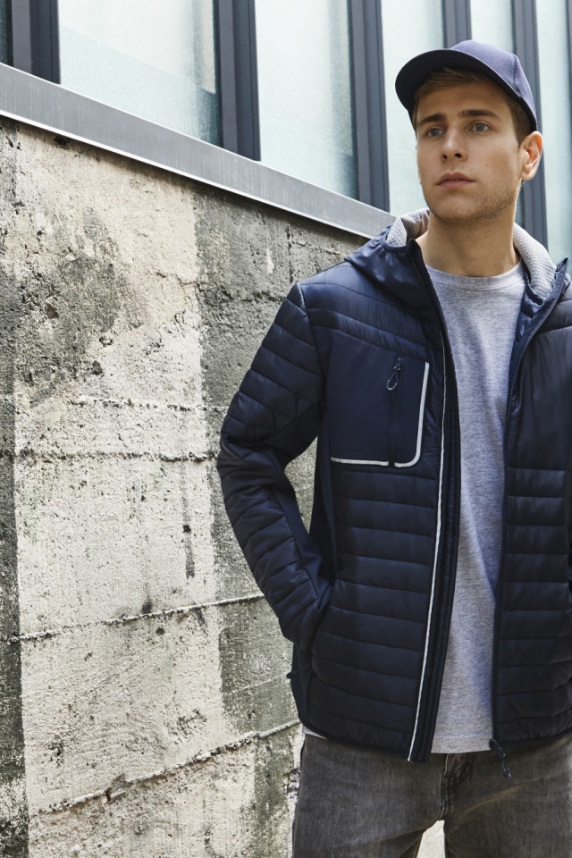 Unisex Patrol Jacket Navy/Silver - Image 3