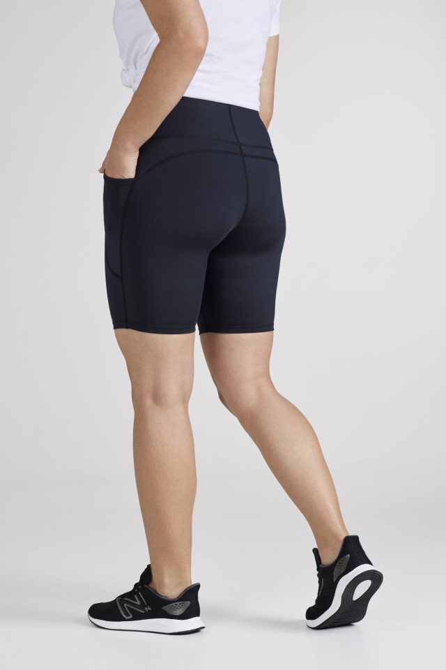 Womens Luna Bike Short Black - Image 3