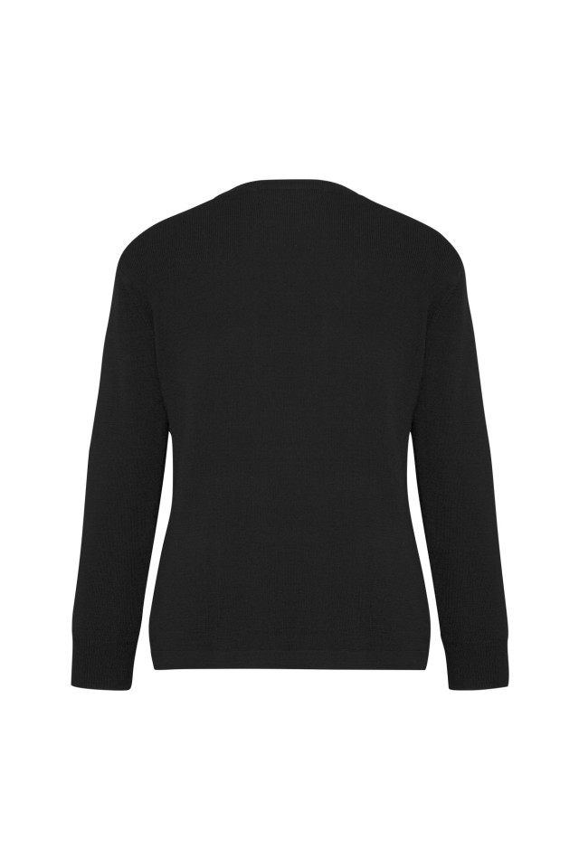 Womens Woolmix Cardigan Black - Image 3