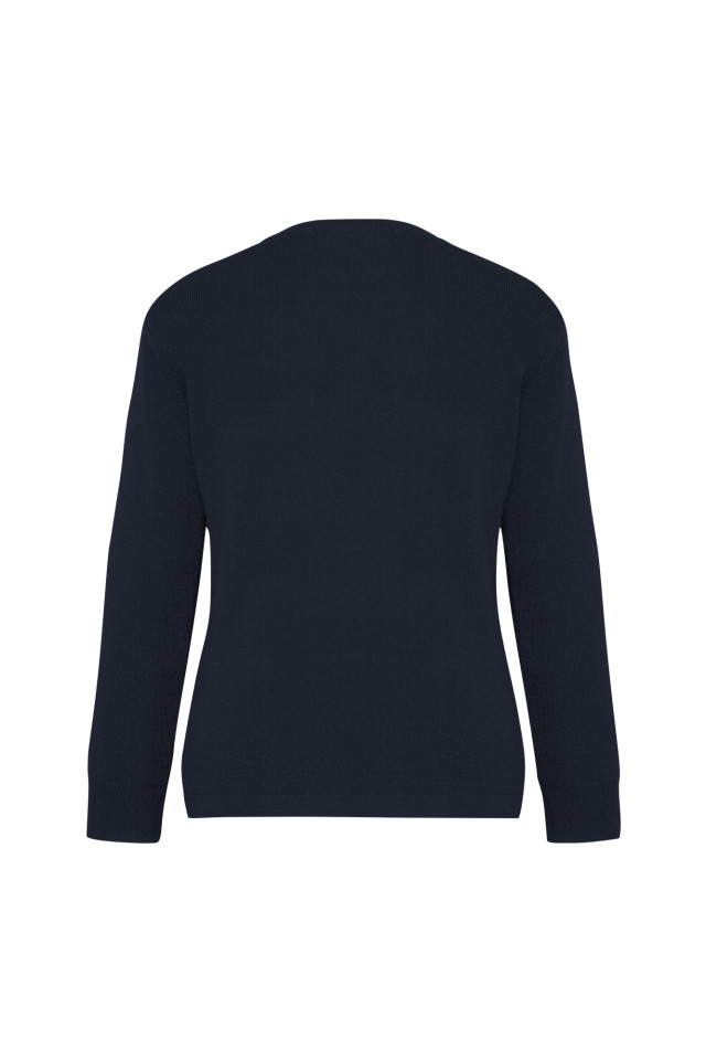 Womens Woolmix Cardigan Navy - Image 3