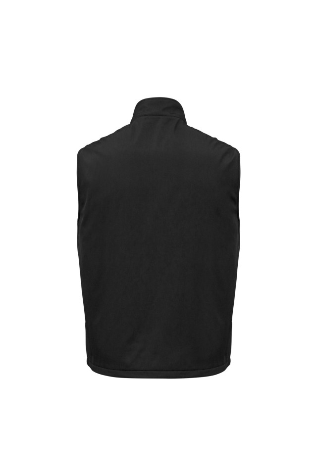 Unisex Reversible Fleece Vest Black - Image 3