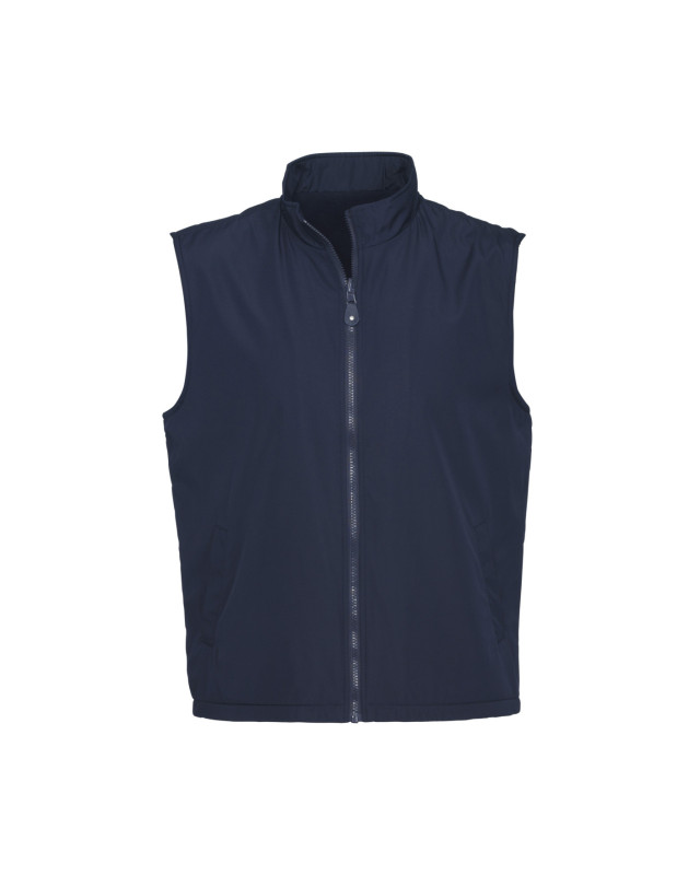 Unisex Reversible Fleece Vest Navy