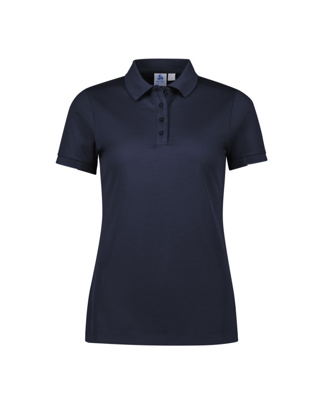 Womens Focus Short Sleeve Polo Navy/Navy