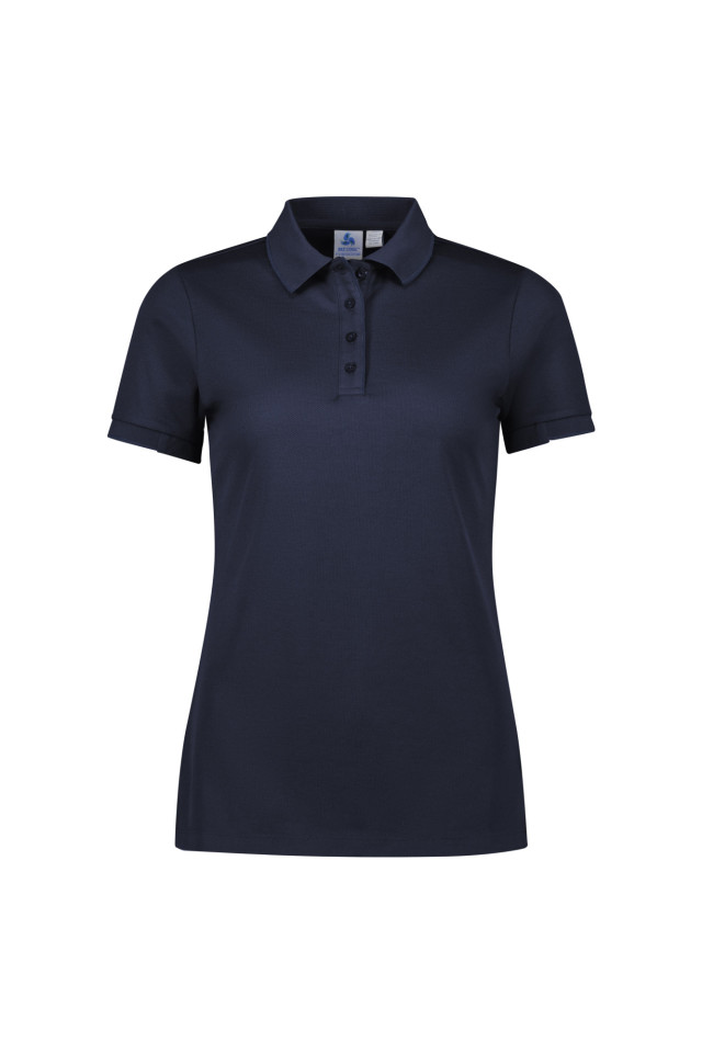 Womens Focus Short Sleeve Polo Navy/Navy