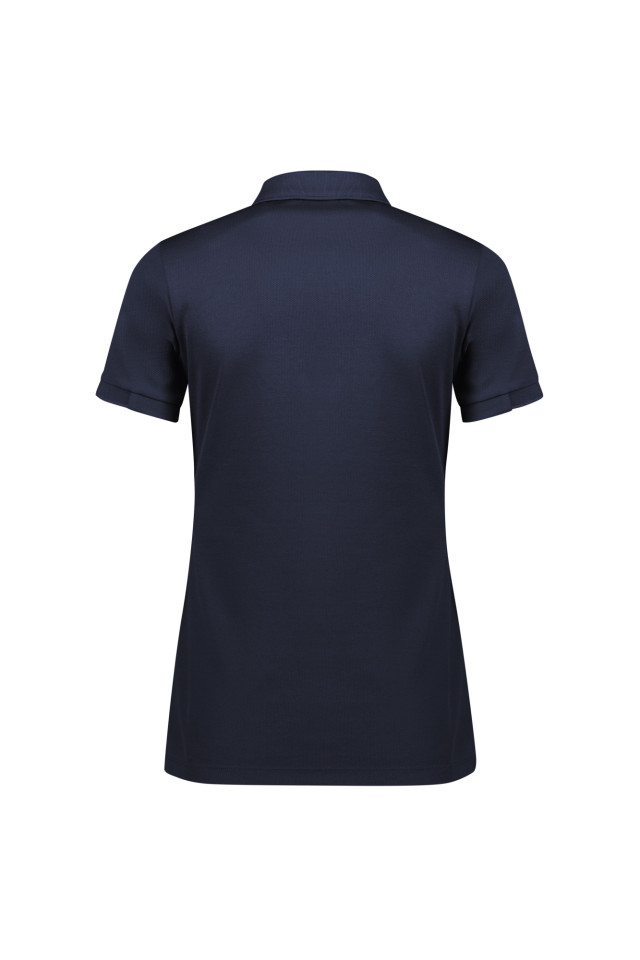 Womens Focus Short Sleeve Polo Navy/Navy - Image 3