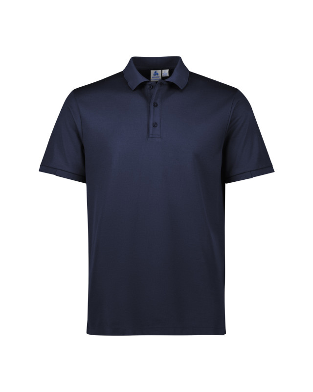 Mens Focus Short Sleeve Polo Navy/Navy