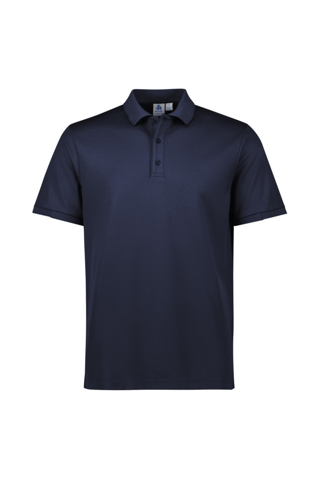 Mens Focus Short Sleeve Polo Navy/Navy