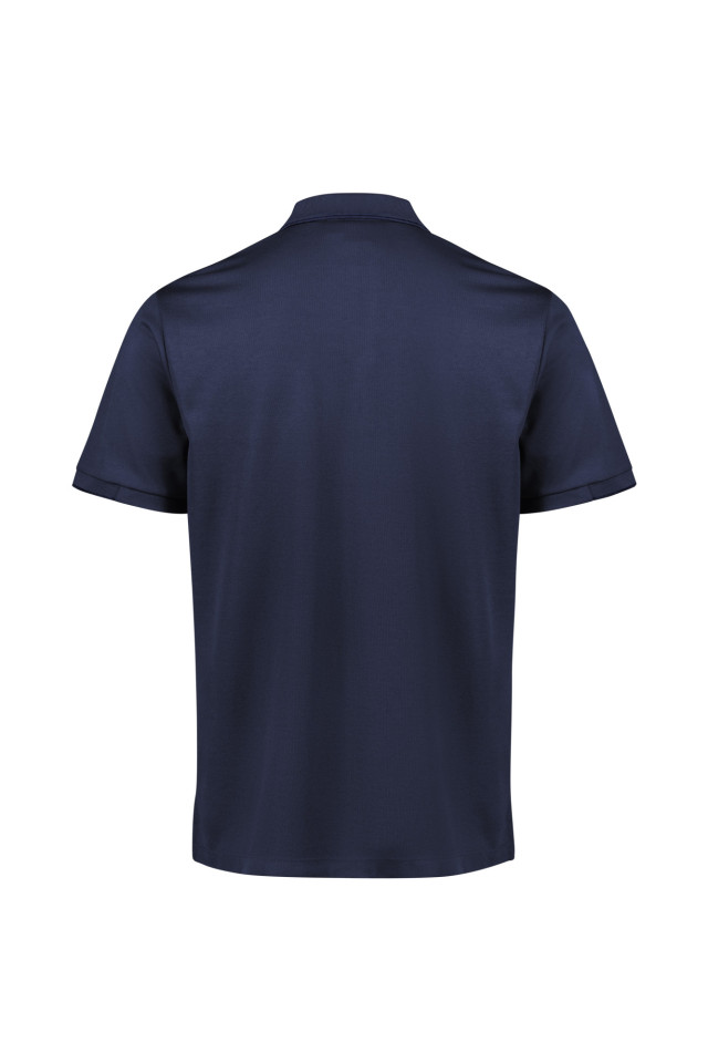 Mens Focus Short Sleeve Polo Navy/Navy - Image 3