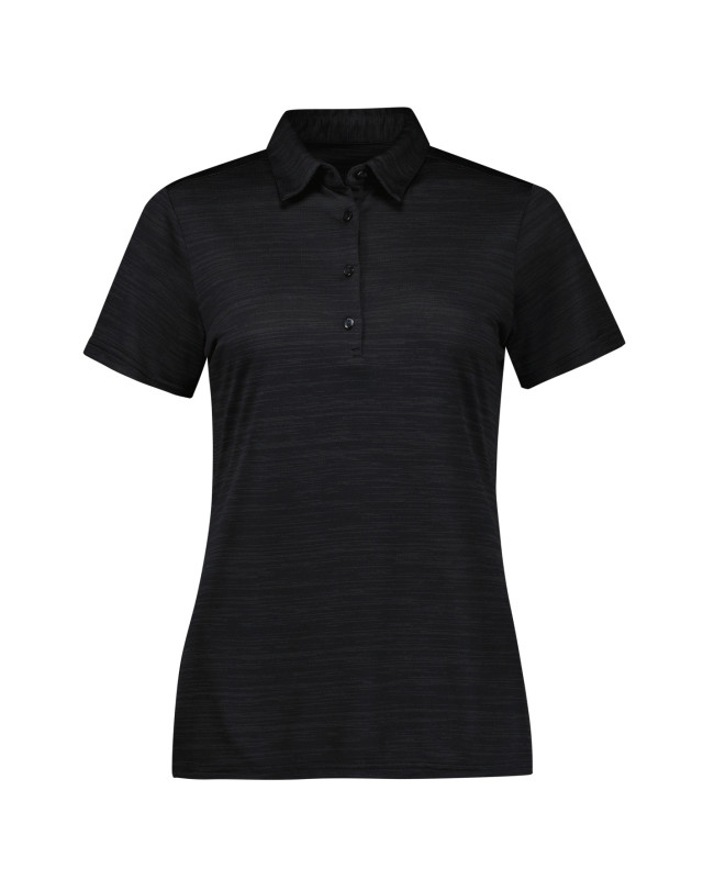 Womens Orbit Short Sleeve Polo Black
