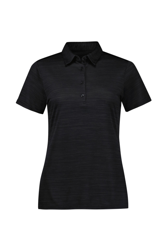 Womens Orbit Short Sleeve Polo Black