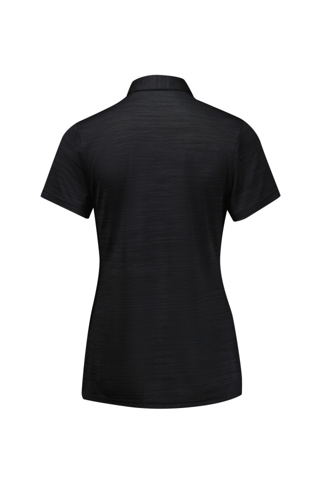 Womens Orbit Short Sleeve Polo Black - Image 3