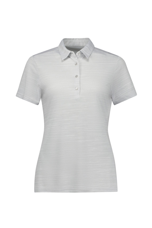 Womens Orbit Short Sleeve Polo Silver