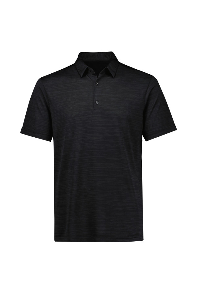 Mens Orbit Short Sleeve Polo Black