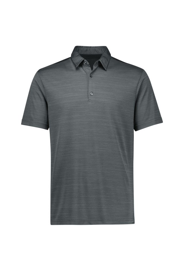 Mens Orbit Short Sleeve Polo Dark Grey Carbon