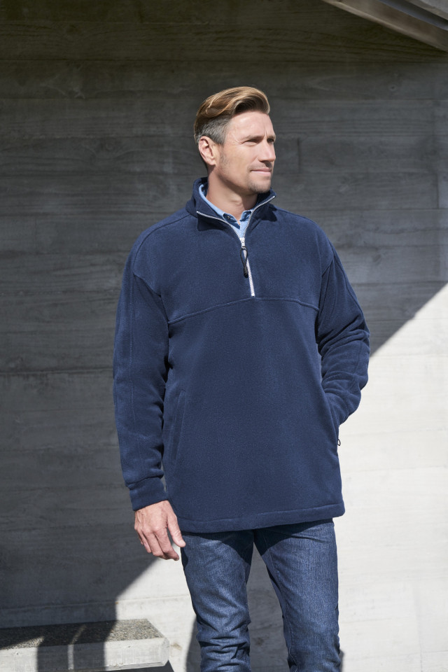 Mens Heavy Weight Fleece Navy - Image 2