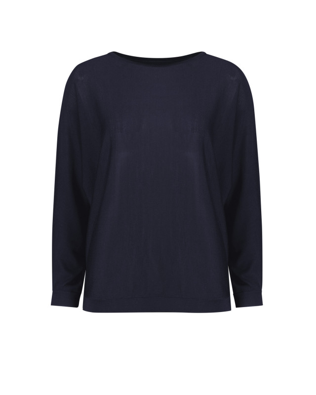 Womens Skye Batwing Sweater Top Navy