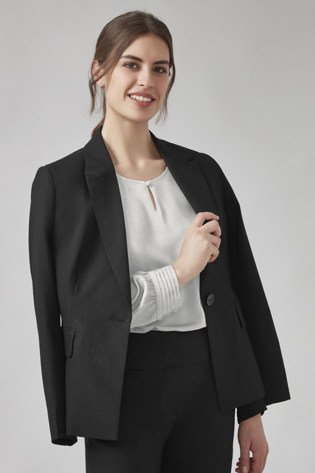 Womens Evelyn Long Sleeve Blouse Ivory - Image 3