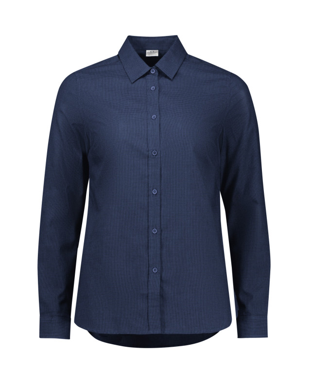Womens Soul Long Sleeve Shirt Navy