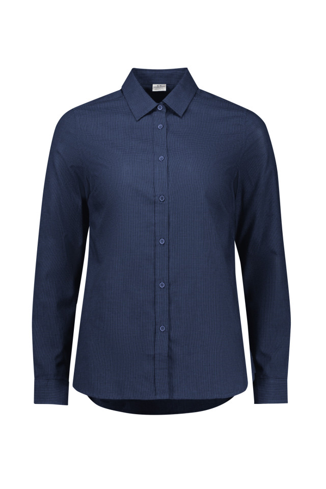 Womens Soul Long Sleeve Shirt Navy