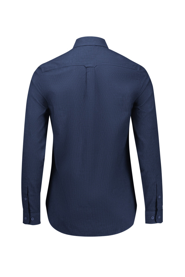 Womens Soul Long Sleeve Shirt Navy - Image 3